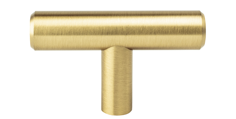 Tempo Modern Brushed Gold Knob